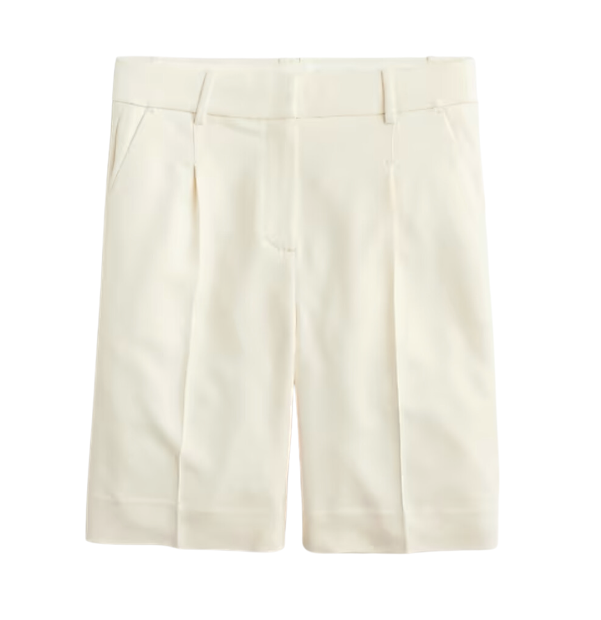 High-Rise Trouser Shorts